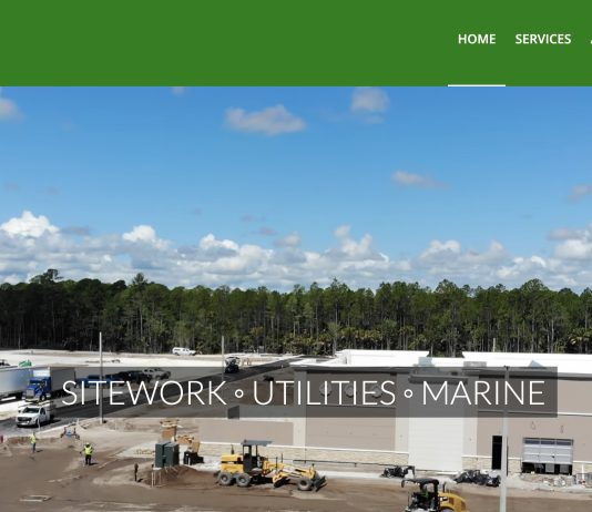 cline construction webpage