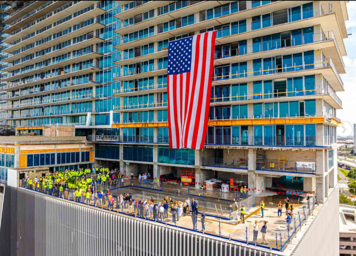 topping out 2